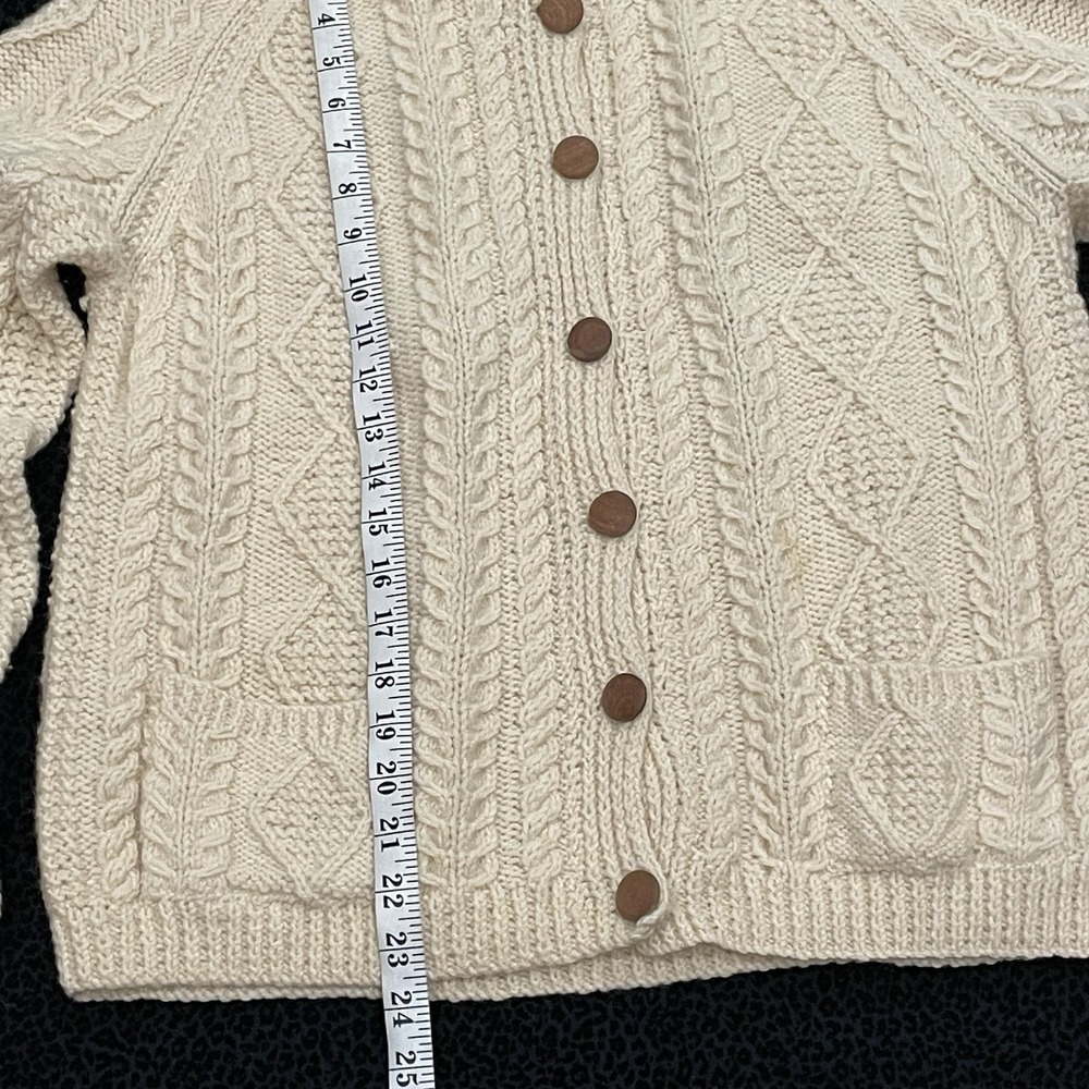 Fisherman‎ Coastal Preppy Sweater Cable Knit Heritage Layering Classic Wool READ - Picture 5 of 9